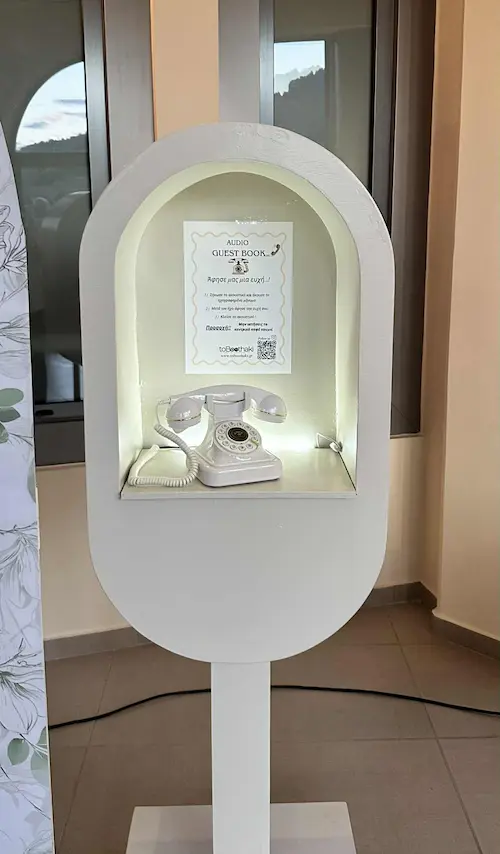 audio guestbook toboothaki photobooth thessaloniki