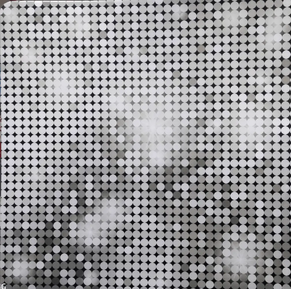silver sequin photobooth background sparkle