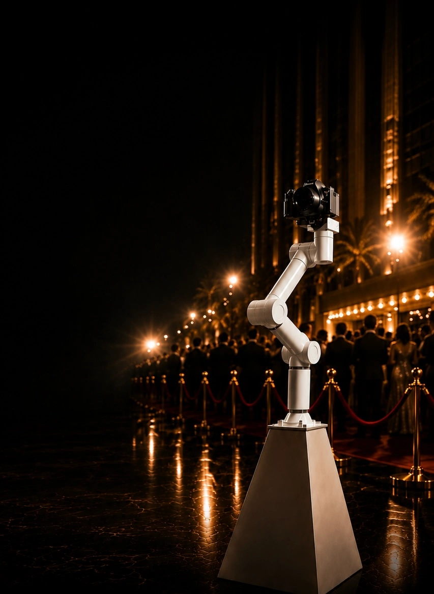 GlamBot Thessaloniki robotic camera experience στη Θεσσαλονίκη για slow motion videos σε γάμους και εταιρικές εκδηλώσεις